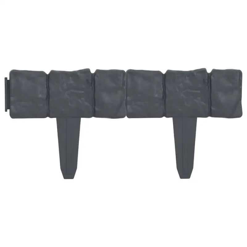 Lawn Fence Stone Look 41 pcs Plastic 393.7"
Lawn Fence Stone Look 41 pcs Plastic 393.7"