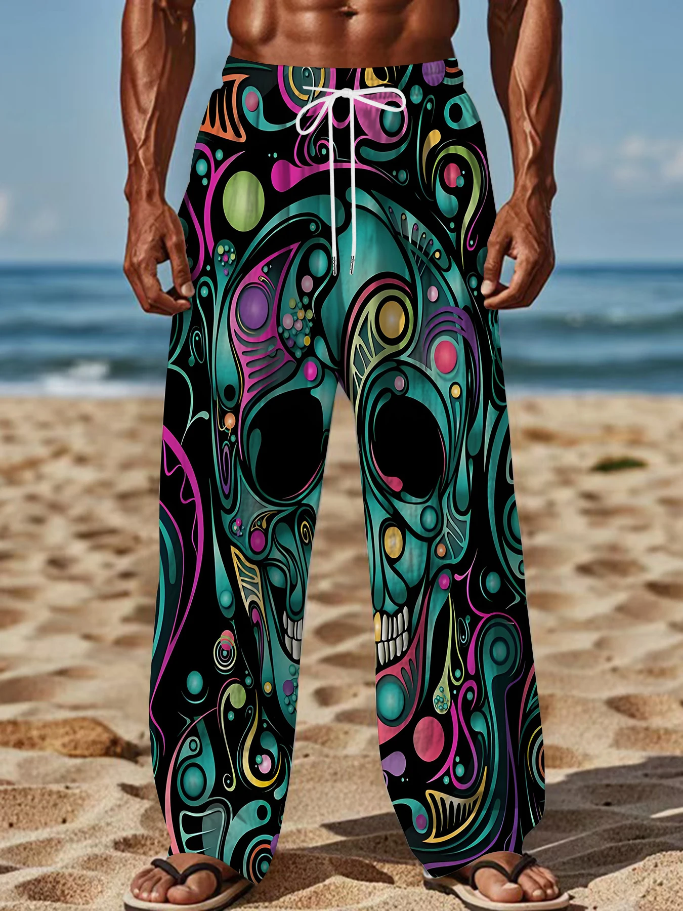 Men's Straight Leg Pants Casual Skull Print Halloween Easter Themed Comfortable Outdoor Fashion Trousers
Men's Straight Leg Pants Casual Skull Print Halloween Easter Themed Comfortable Outdoor Fashion Trousers