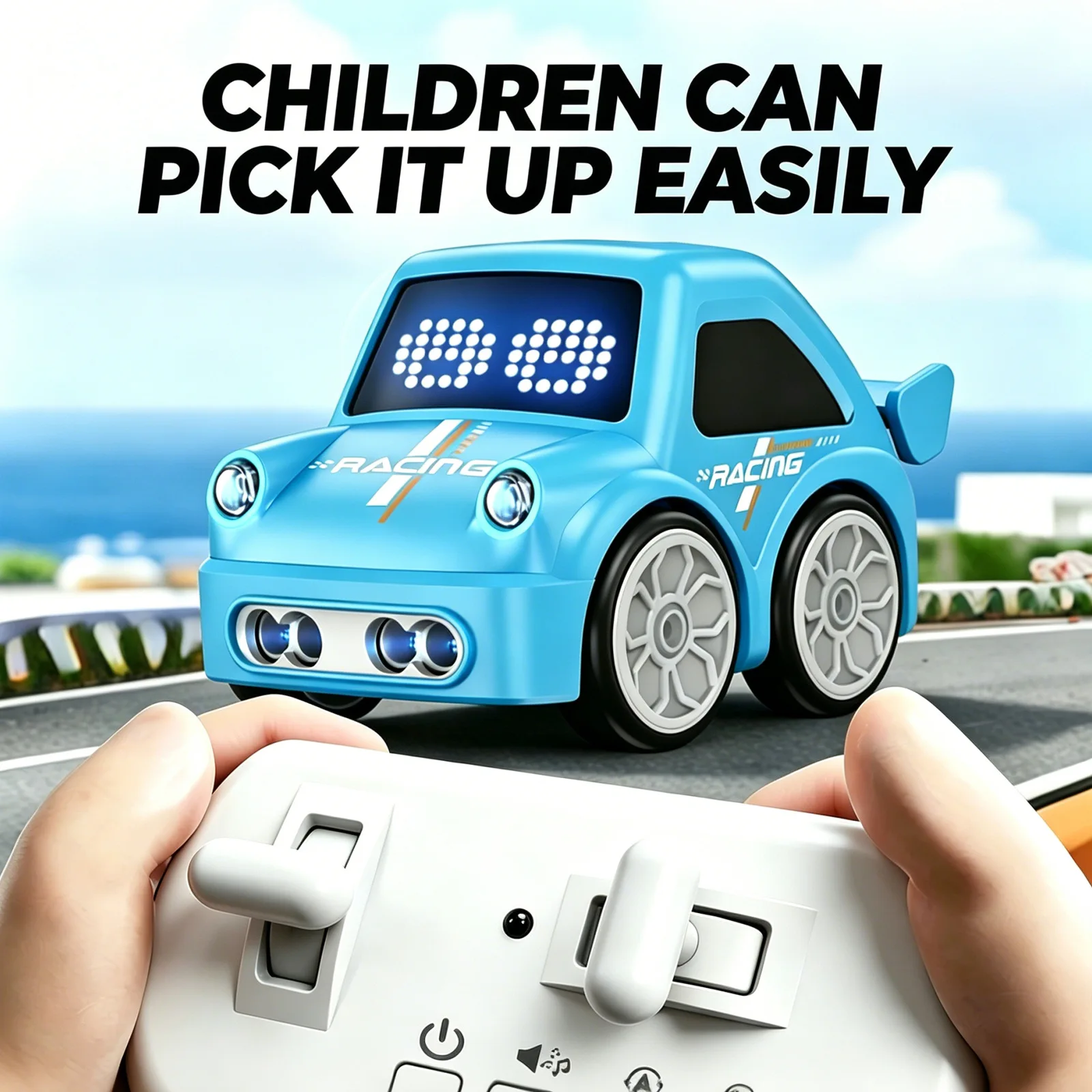 Racing Rc Gesture Sensing Follow Up Car Mini Remote Control Obstacle Avoidance Racing Car With Led Lights Music For Desktop Play
Racing Rc Gesture Sensing Follow Up Car Mini Remote Control Obstacle Avoidance Racing Car With Led Lights Music For Desktop Play