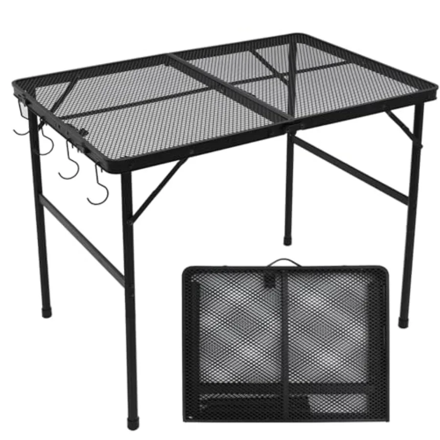 Outdoor grill camping folding table 3 ft, aluminum picnic table in gray, portable lightweight compact height adjustable collaps
Outdoor grill camping folding table 3 ft, aluminum picnic table in gray, portable lightweight compact height adjustable collaps