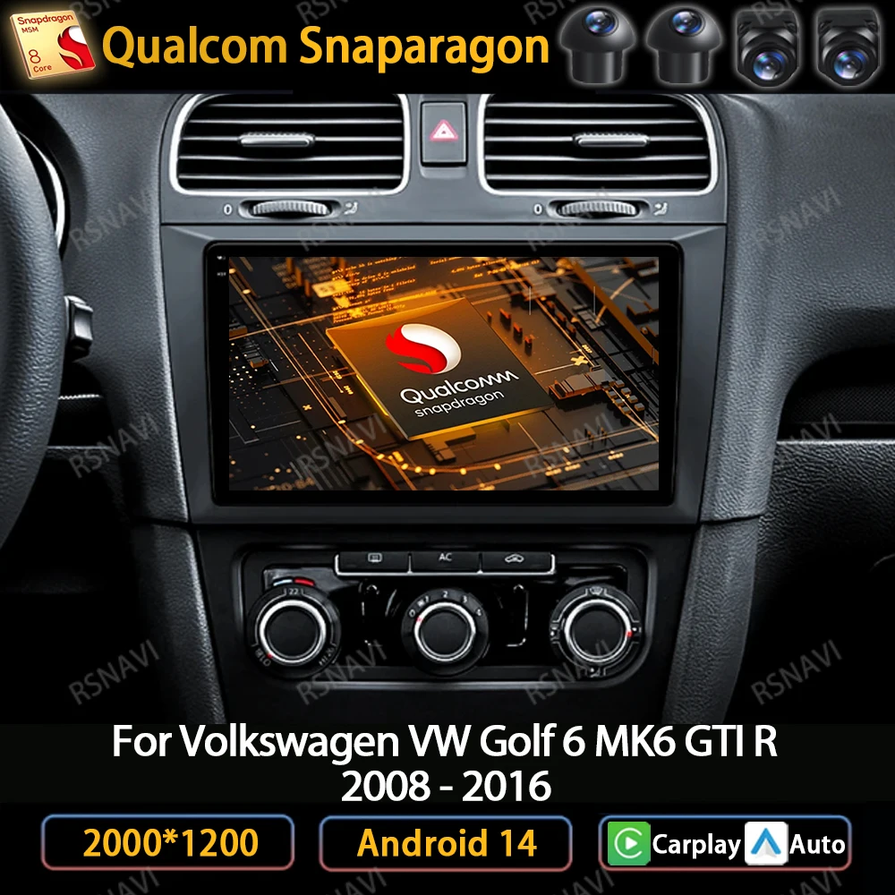 Android 14 Car Radio For Volkswagen VW Golf 6 MK6 2008 - 2016 Multimedia Stereo Video Player 4G WIFI NAVI GPS Carplay Auto QLED
Android 14 Car Radio For Volkswagen VW Golf 6 MK6 2008 - 2016 Multimedia Stereo Video Player 4G WIFI NAVI GPS Carplay Auto QLED