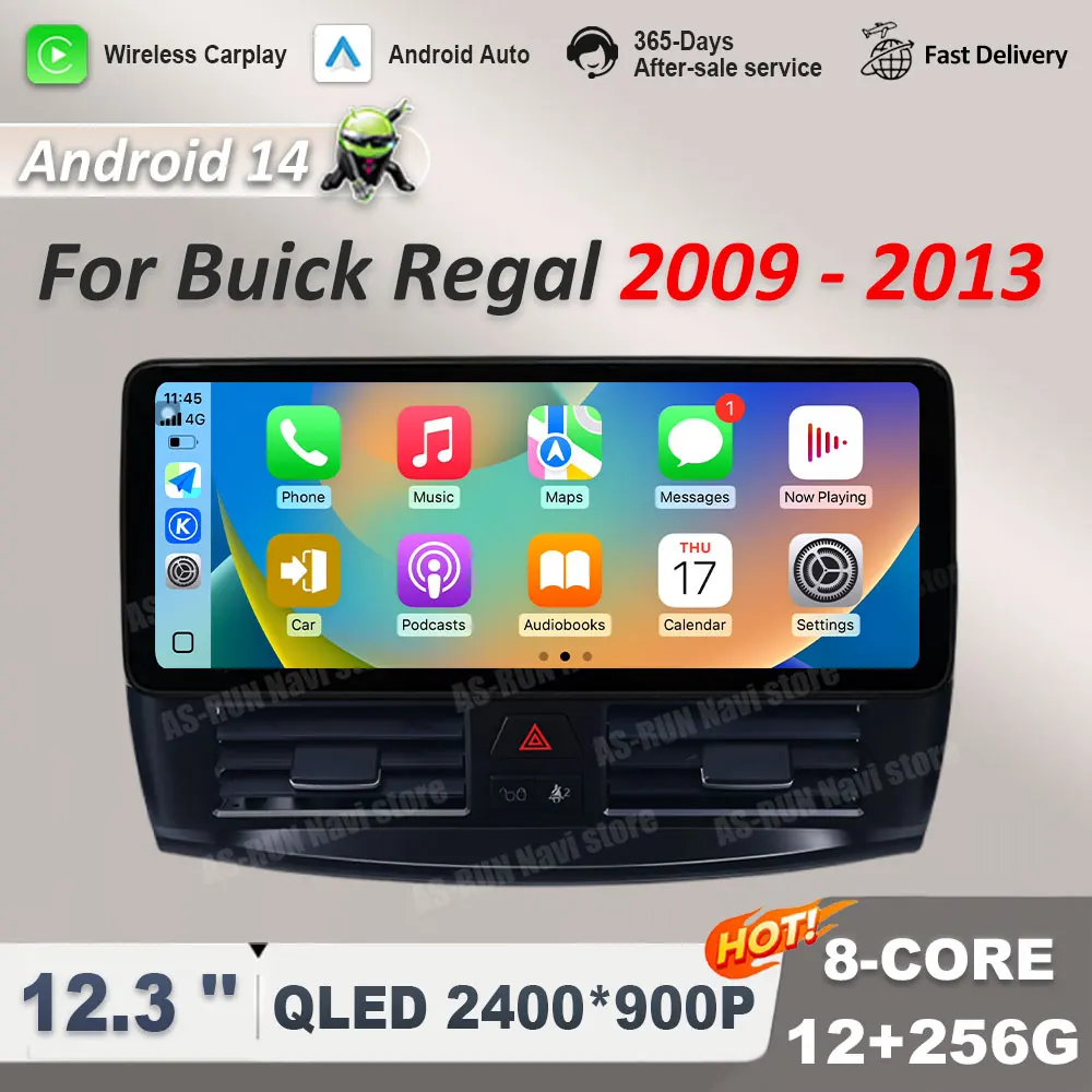 Navigation GPS Wireless Carplay Android 14 System for Buick Regal 2009 - 2013 Car Video Multimedia Player WiFi QLED Touch Screen
Navigation GPS Wireless Carplay Android 14 System for Buick Regal 2009 - 2013 Car Video Multimedia Player WiFi QLED Touch Screen