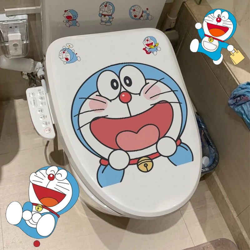 Наклейки на унитаз Doraemon, декоративные наклейки для ванной комнаты, милые украшения с животными, крышка унитаза, украшения для дома, мультяшные наклейки
Наклейки на унитаз Doraemon, декоративные наклейки для ванной комнаты, милые украшения с животными, крышка унитаза, украшения для дома, мультяшные наклейки