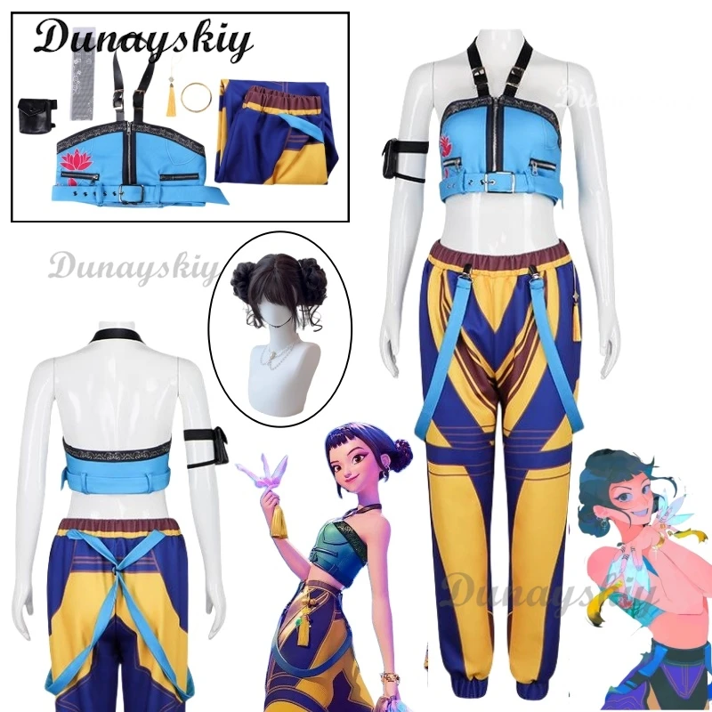 KPop Demon Hunters Cosplay Costume Wig Women Zoey Mira Rumi Cosplay Fantasy Roleplay Outfits Halloween Carnival Party Suit
KPop Demon Hunters Cosplay Costume Wig Women Zoey Mira Rumi Cosplay Fantasy Roleplay Outfits Halloween Carnival Party Suit