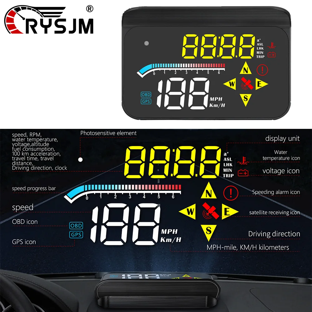 M17 Автомобильный OBD HUD Проекционный дисплей Авто OBD2 GPS Проектор на лобовое стекло RPM KMH KMH Температура воды Сигнализация скорости Автомобильные электронные аксессуары
M17 Автомобильный OBD HUD Проекционный дисплей Авто OBD2 GPS Проектор на лобовое стекло RPM KMH KMH Температура воды Сигнализация скорости Автомобильные электронные аксессуары