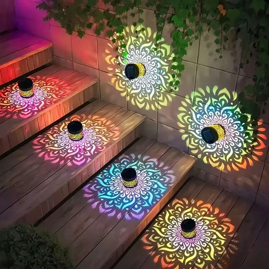Colorful Mandala Projection Lamp Waterproof Iron Outdoor Wall Light Villa Backyard Patio Garden Lawn Ambient Decor Lamp
Colorful Mandala Projection Lamp Waterproof Iron Outdoor Wall Light Villa Backyard Patio Garden Lawn Ambient Decor Lamp