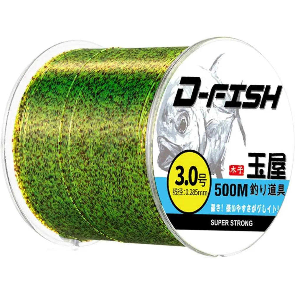 500m Speckle Spoted Fishing Line Color Changing Super Strong Monofilament Fishing Line Outdoor Fishing Accessories
500m Speckle Spoted Fishing Line Color Changing Super Strong Monofilament Fishing Line Outdoor Fishing Accessories