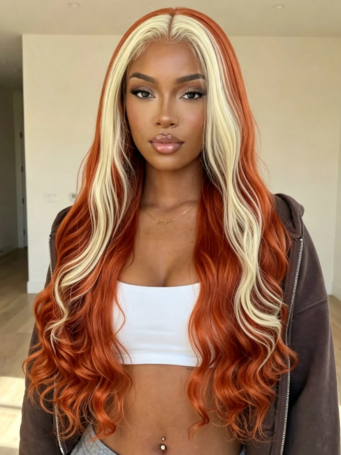 Highlight Ginger Orange Lace Front Wigs Human Hair 30inch Ginger Wig Human Hair 13x4 Body Wave Lace Frontal Wigs Pre Plucked Colored Orange Wig for Women Glueless wigs 200 Density Daily Wear For Party
Highlight Ginger Orange Lace Front Wigs Human Hair 30inch Ginger Wig Human Hair 13x4 Body Wave Lace Frontal Wigs Pre Plucked Colored Orange Wig for Women Glueless wigs 200 Density Daily Wear For Party
