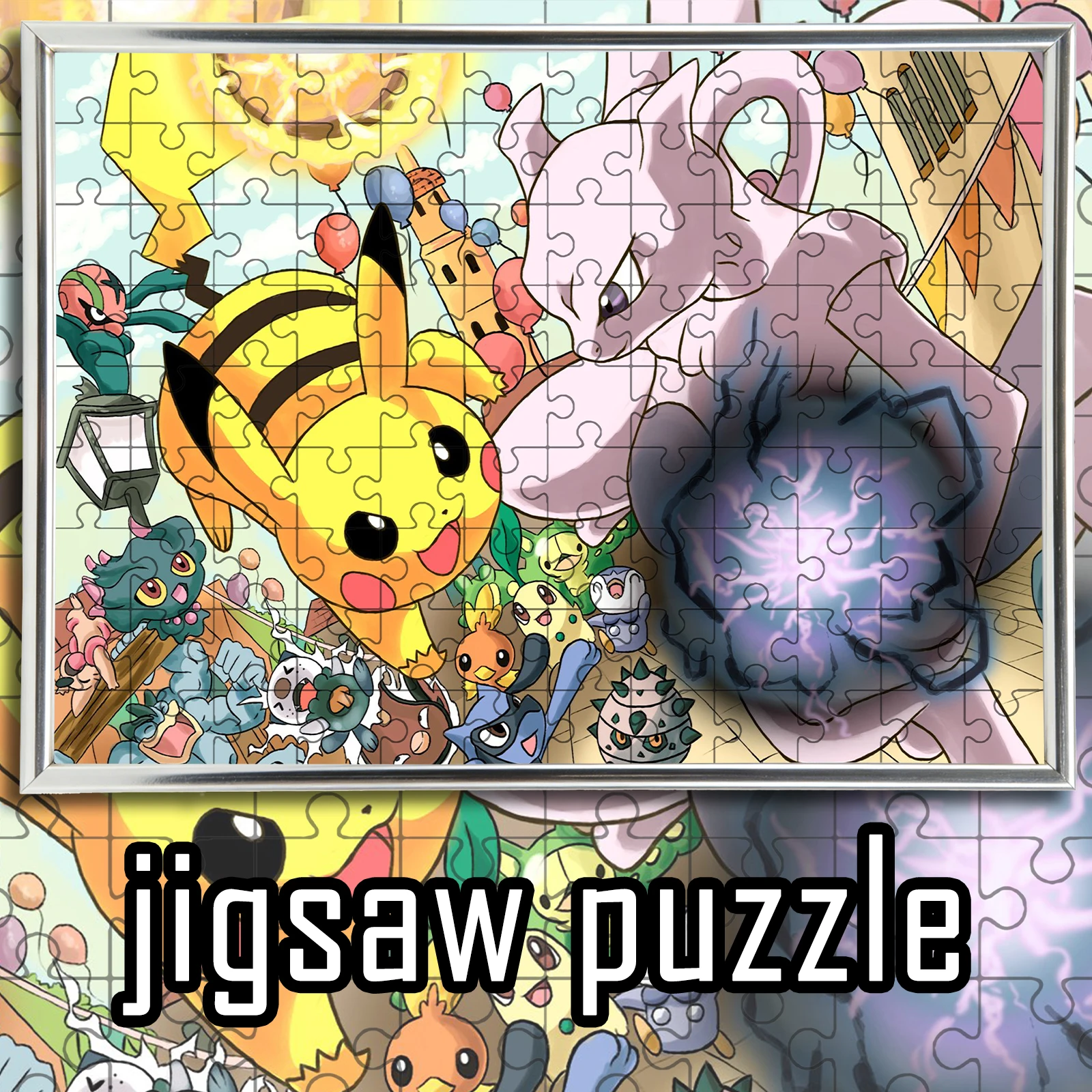 Pikachu vs Mewtwo Festival Gathering Anime Wooden Jigsaw Puzzle 108/200/300/500/1000pcs Color Box
Pikachu vs Mewtwo Festival Gathering Anime Wooden Jigsaw Puzzle 108/200/300/500/1000pcs Color Box