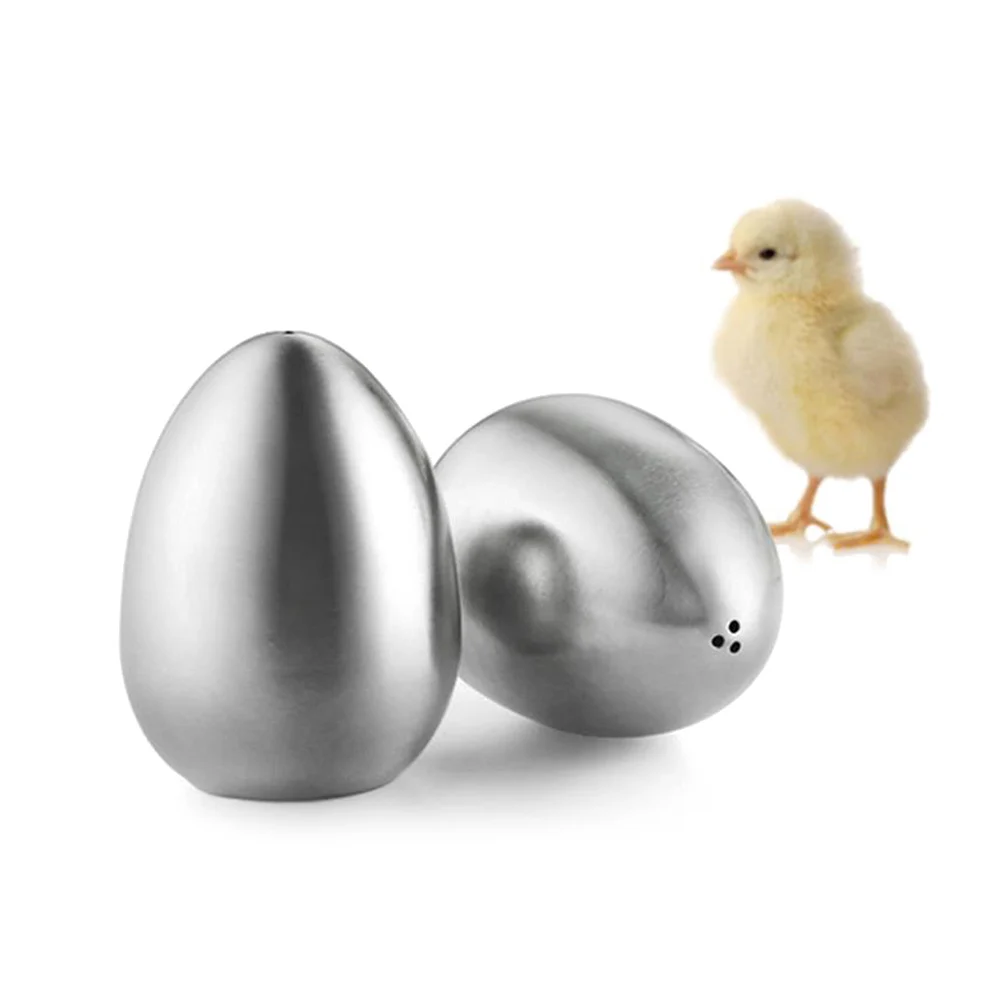 2Pcs Egg Shape Stainless Steel Salt Pepper Shakers Set Creative Spice Dispensers Kitchen Seasoning Containers Decorative Gift
2Pcs Egg Shape Stainless Steel Salt Pepper Shakers Set Creative Spice Dispensers Kitchen Seasoning Containers Decorative Gift
