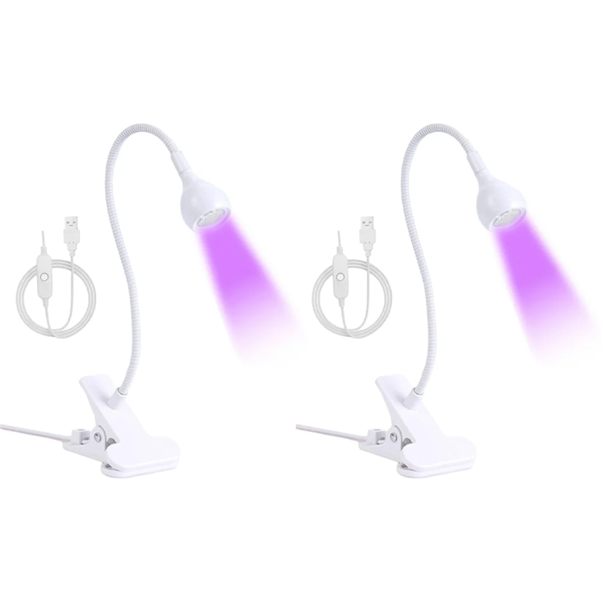 Mini UV Lamp, LED Curing Lamp with Flexible Gooseneck Clip, Portable Small Nail Art UV Lamp for Resin Curing Nail Art
Mini UV Lamp, LED Curing Lamp with Flexible Gooseneck Clip, Portable Small Nail Art UV Lamp for Resin Curing Nail Art