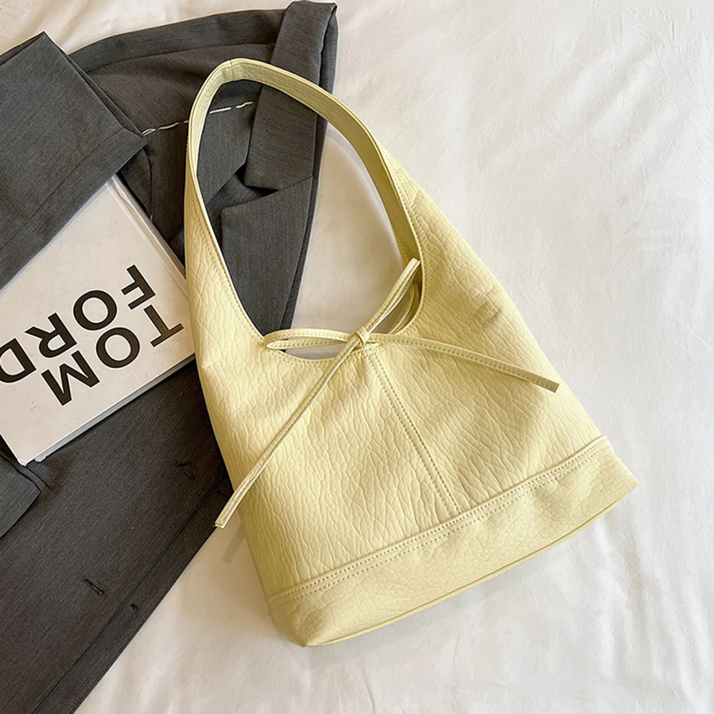 Shoulder Bag for Women Bowtie Underarm Bag PU Leather Solid Hobo Bag Large Capacity Tote Bag Travel Shopping Commuter Bag
Shoulder Bag for Women Bowtie Underarm Bag PU Leather Solid Hobo Bag Large Capacity Tote Bag Travel Shopping Commuter Bag