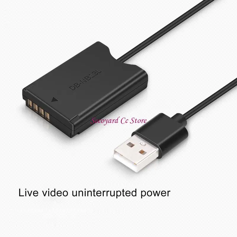 N3UC Nb13l for DC Coupler for Fake Battery G7x Mark Ii G1x G7x G5x G9x Sx720,5V USB Cable, 3.7V-4.2V
N3UC Nb13l for DC Coupler for Fake Battery G7x Mark Ii G1x G7x G5x G9x Sx720,5V USB Cable, 3.7V-4.2V