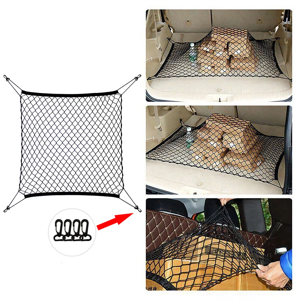 Elastic Luggage Net Nylon Mesh Nets Auto Trunk Luggage Storage Cargo Organiser Nylon Elastic Mesh Net Universal Car Trunk Net
Elastic Luggage Net Nylon Mesh Nets Auto Trunk Luggage Storage Cargo Organiser Nylon Elastic Mesh Net Universal Car Trunk Net