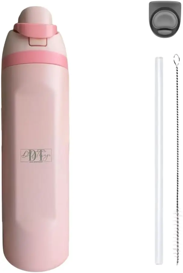 Изолированная бутылка для воды из нержавеющей стали с соломинкой, 24 унции, герметичная и без BPA - розовая
Изолированная бутылка для воды из нержавеющей стали с соломинкой, 24 унции, герметичная и без BPA - розовая