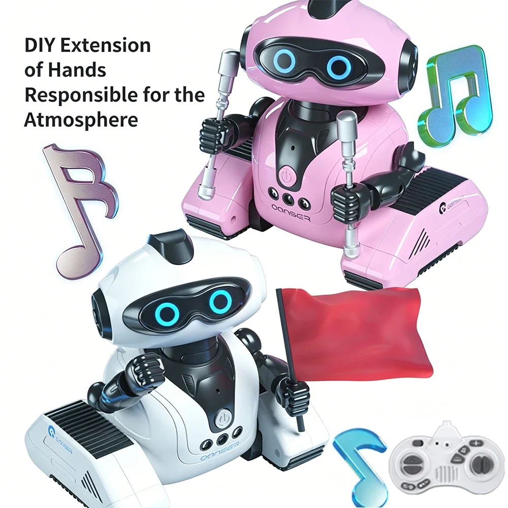 JJRC R22 RC Robot Early Education Science Popularization Gesture Sensing DIY Music Dance Interactive Toy For Girl Birthday Gift
JJRC R22 RC Robot Early Education Science Popularization Gesture Sensing DIY Music Dance Interactive Toy For Girl Birthday Gift