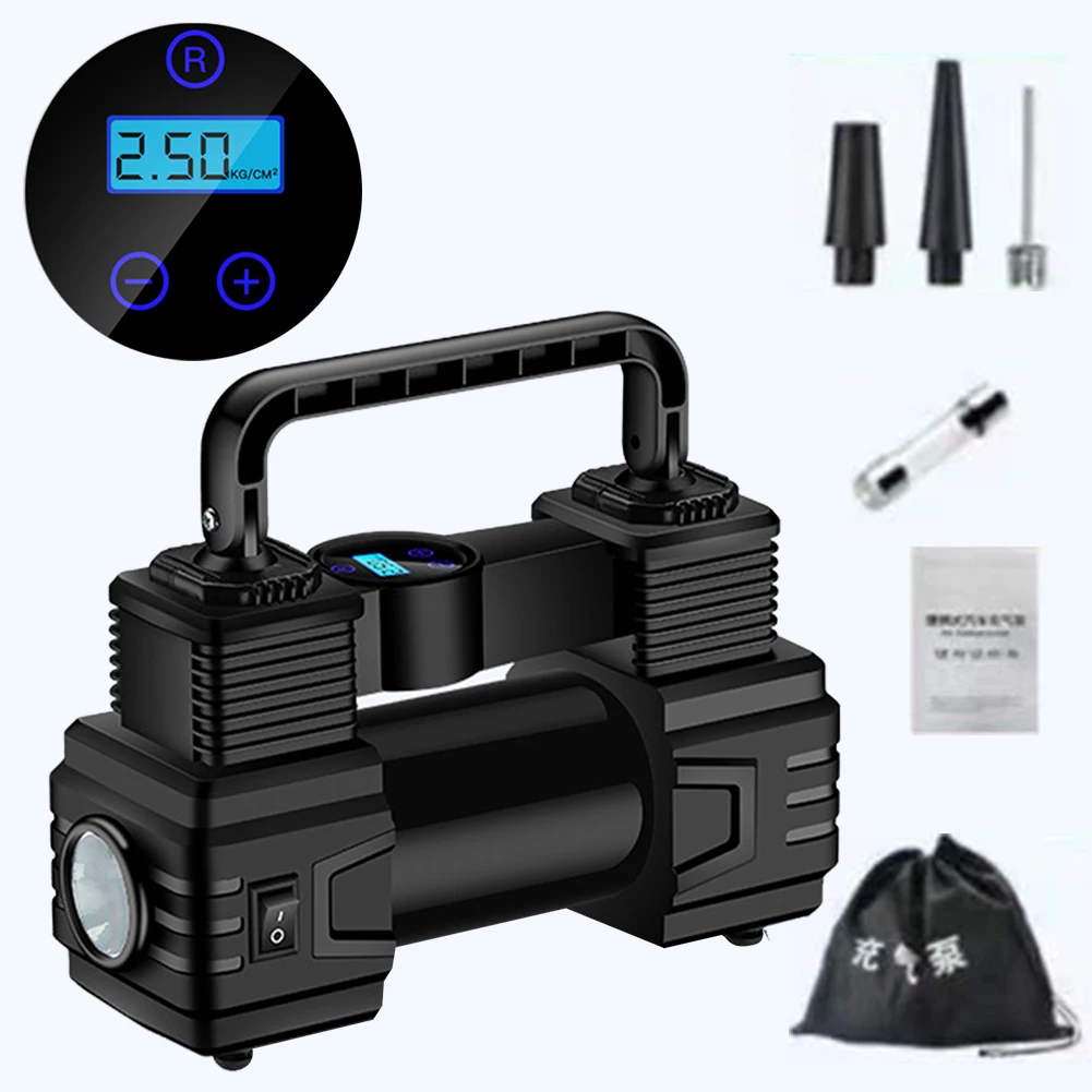 Электрический насос для подкачки шин 12В 150PSI с цифровым манометром, мощный портативный воздушный компрессор для автомобиля, усиленная модель
Электрический насос для подкачки шин 12В 150PSI с цифровым манометром, мощный портативный воздушный компрессор для автомобиля, усиленная модель