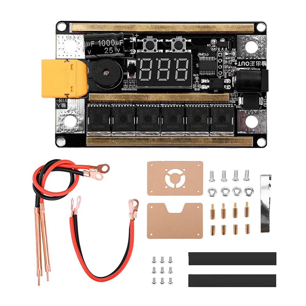 99 Gears DC12V Spot Welder Kit Digital Power Adjustable Spot Welding Pen Control Board Nickel Sheet For 18650 Lithium Battery
99 Gears DC12V Spot Welder Kit Digital Power Adjustable Spot Welding Pen Control Board Nickel Sheet For 18650 Lithium Battery
