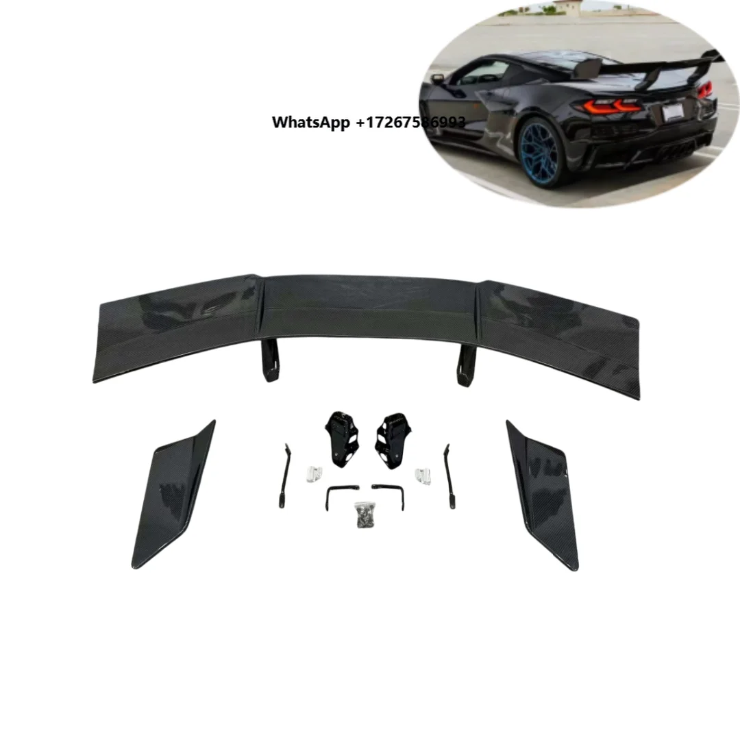 Car Styling ZR1 Style Dry Carbon Rear Spoiler for Corvette C8 Z06 Convertible Coupe 2020-2026 Model Car
Car Styling ZR1 Style Dry Carbon Rear Spoiler for Corvette C8 Z06 Convertible Coupe 2020-2026 Model Car