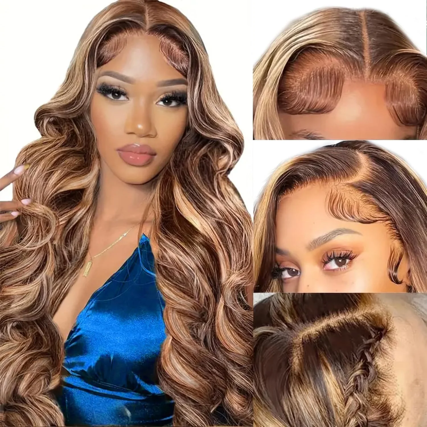 Highlight Body Wave Lace Front Wig Human Hair 13x4 13x6 HD Lace 4/27 Honey Blonde Pre Plucked 220 Density Wigs For Black Women
Highlight Body Wave Lace Front Wig Human Hair 13x4 13x6 HD Lace 4/27 Honey Blonde Pre Plucked 220 Density Wigs For Black Women