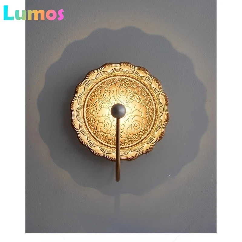 PF Retro Patterned Lamp Art Atmosphere Creative Lights For Hotel Corridor Foyer Bedroom Home Decor Wall Sconce
PF Retro Patterned Lamp Art Atmosphere Creative Lights For Hotel Corridor Foyer Bedroom Home Decor Wall Sconce