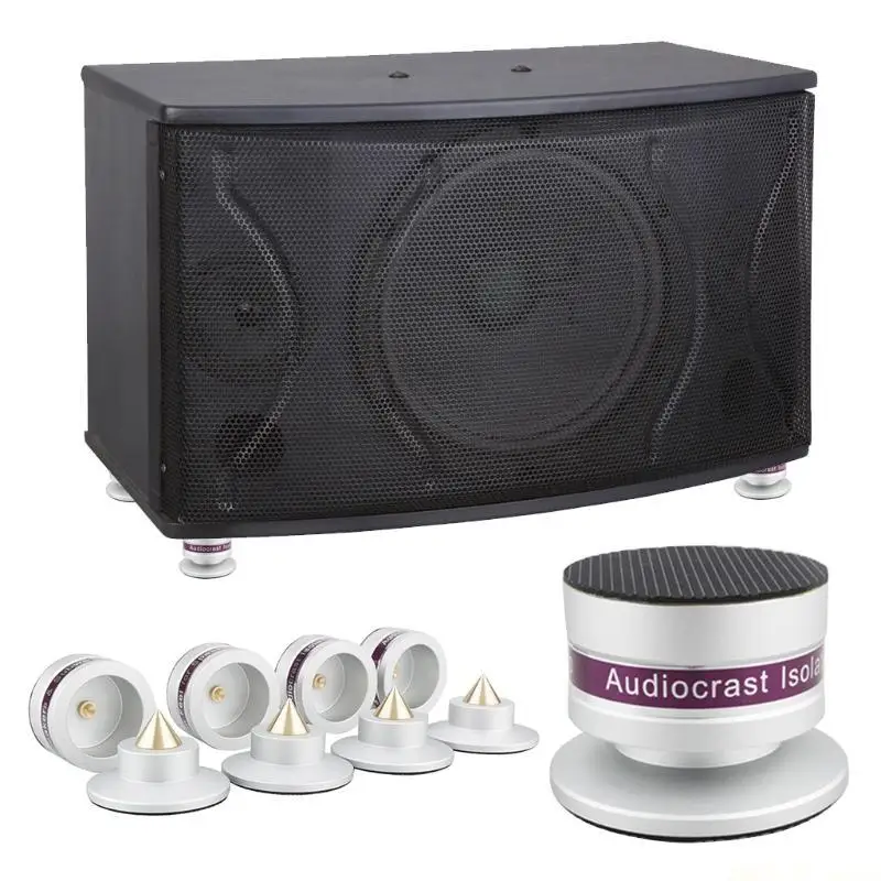 M5TD 4Pcs Aluminum Shockproof Pads Isolation Stand Feet for Audiocrast IF03S/IF03B Amplifier Speaker Player Subwoofer
M5TD 4Pcs Aluminum Shockproof Pads Isolation Stand Feet for Audiocrast IF03S/IF03B Amplifier Speaker Player Subwoofer