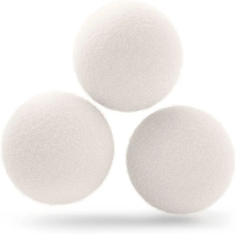 Wool Dryer Balls for Natural Fabric Softening, Reduce Drying Time by 30%, Reusable for 3 Years, Pack of 3
Wool Dryer Balls for Natural Fabric Softening, Reduce Drying Time by 30%, Reusable for 3 Years, Pack of 3