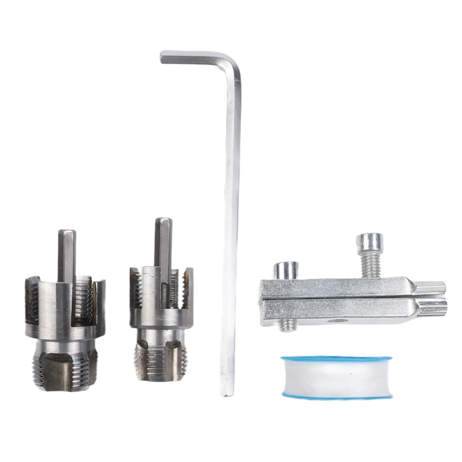 Water Pipe Threading Tool Set of 2 for 1/2 and 3/4 Inch PPR PVC with High Strength Metal Build for Reliable Performance
Water Pipe Threading Tool Set of 2 for 1/2 and 3/4 Inch PPR PVC with High Strength Metal Build for Reliable Performance