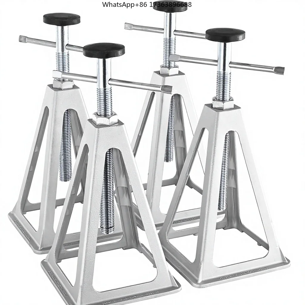 VEVOR RV Stabilizer Jacks 4 Pack Aluminum Leveling Stack Jacks for Travel Trailer Camper Single Screw 6000 Lbs Adjustable 11/17