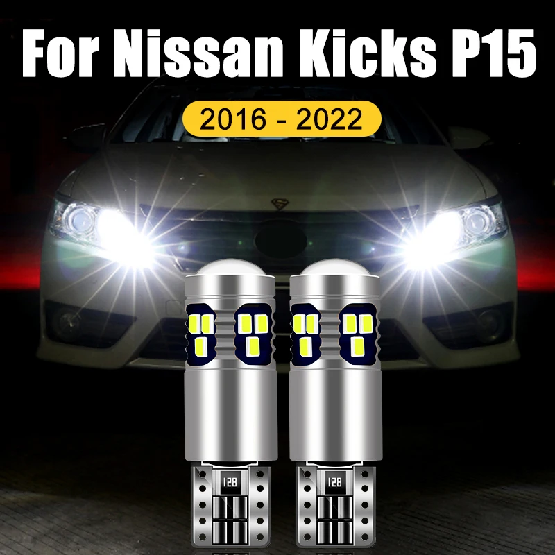 For Nissan Kicks P15 2016-2018 2019 2020 2021 2022 2PCS T10 W5W LED Car Clearance Lights Parking Lamps Width Bulbs Accessories
For Nissan Kicks P15 2016-2018 2019 2020 2021 2022 2PCS T10 W5W LED Car Clearance Lights Parking Lamps Width Bulbs Accessories
