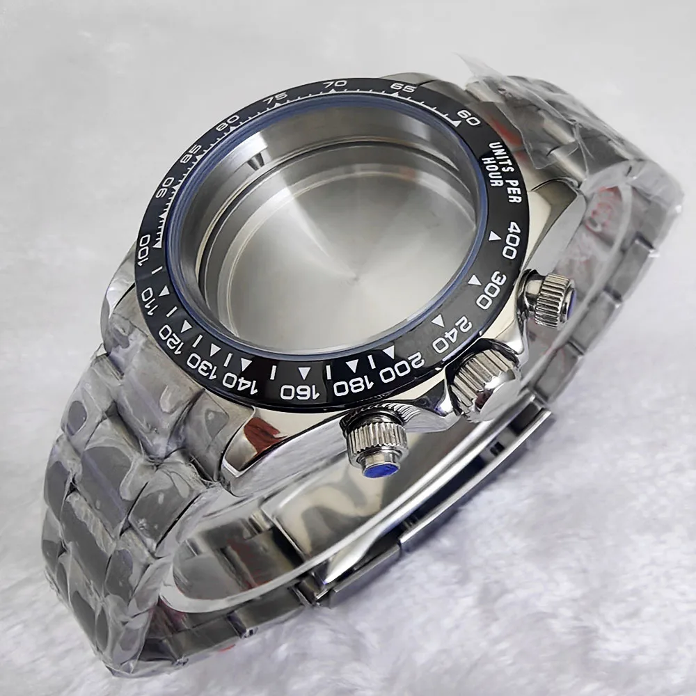 39.3MM Watch Stainless Steel Case Strap Mineral Glass For VK63 Movement Watch Watch Accessories Assembly Parts
39.3MM Watch Stainless Steel Case Strap Mineral Glass For VK63 Movement Watch Watch Accessories Assembly Parts