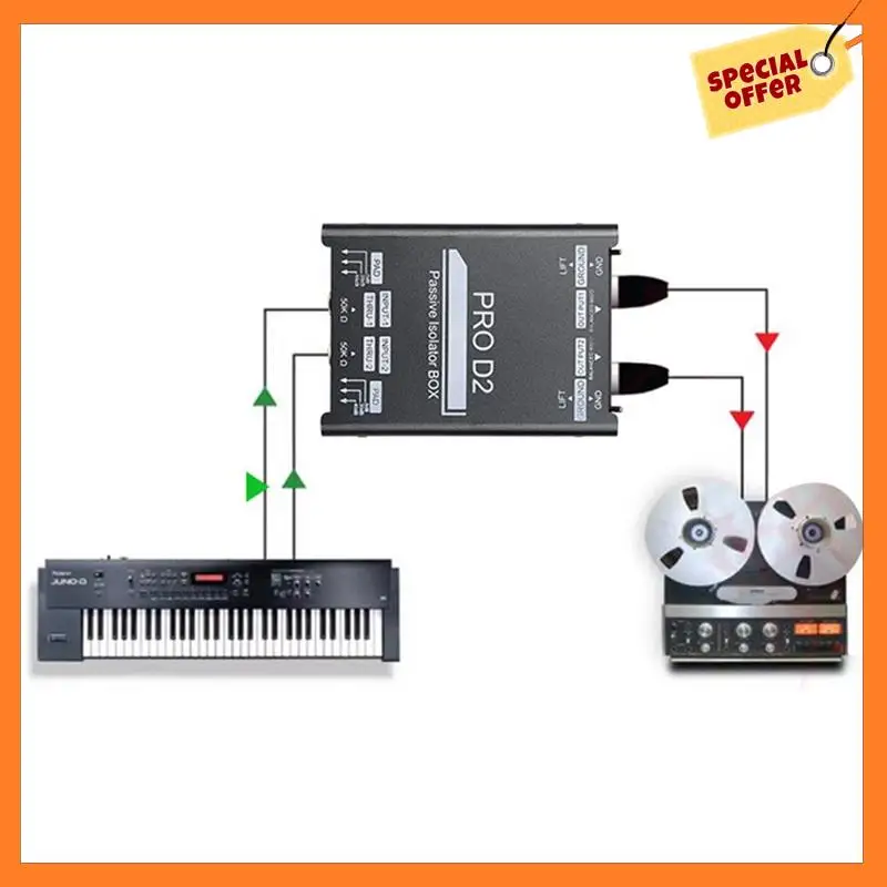 AD08-Audio Isolator Passive Isolator BOX Permalloy Isolator Current Sound Noise Mixer
AD08-Audio Isolator Passive Isolator BOX Permalloy Isolator Current Sound Noise Mixer