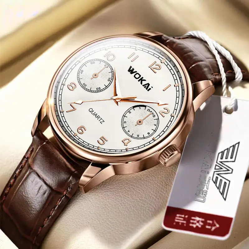 Low Price Hot Sale Wokai Watch Men Minimalism Watches Fashion Casual Leather Band Quartz Wristwatches Men Best Gifts Cheap Price
Low Price Hot Sale Wokai Watch Men Minimalism Watches Fashion Casual Leather Band Quartz Wristwatches Men Best Gifts Cheap Price