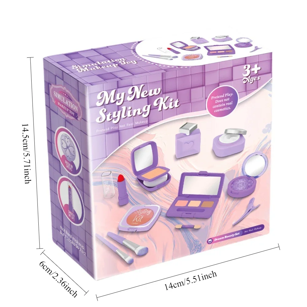 Kids Pretend Play Cosmetics Toy Simulation Makeup Toys,Makeup Kit Washable Make Up,Play Real Makeup Toys Gift for Girls Birthday
Kids Pretend Play Cosmetics Toy Simulation Makeup Toys,Makeup Kit Washable Make Up,Play Real Makeup Toys Gift for Girls Birthday