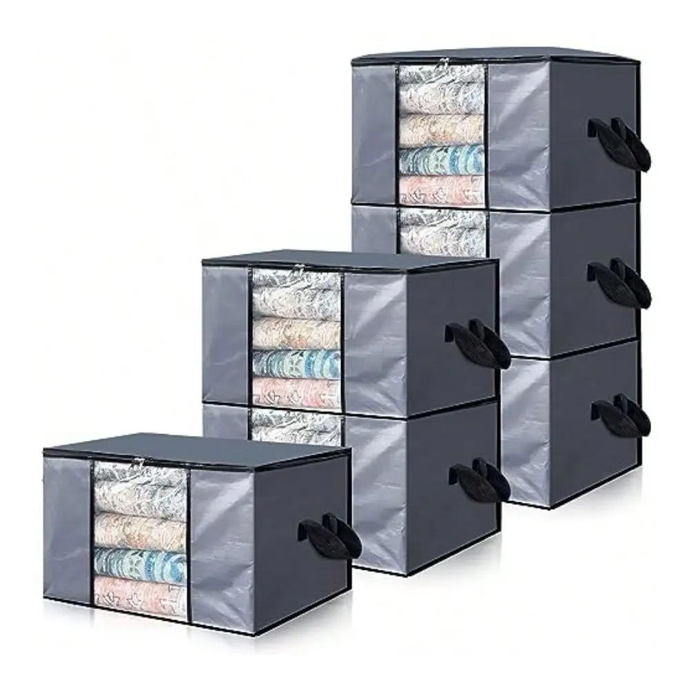 Pack 90L Heavy Duty Extra Large Moving Bags With Reinforced Handle Strong Handles Zippers Storage Totes For Space Saving Fold F
Pack 90L Heavy Duty Extra Large Moving Bags With Reinforced Handle Strong Handles Zippers Storage Totes For Space Saving Fold F