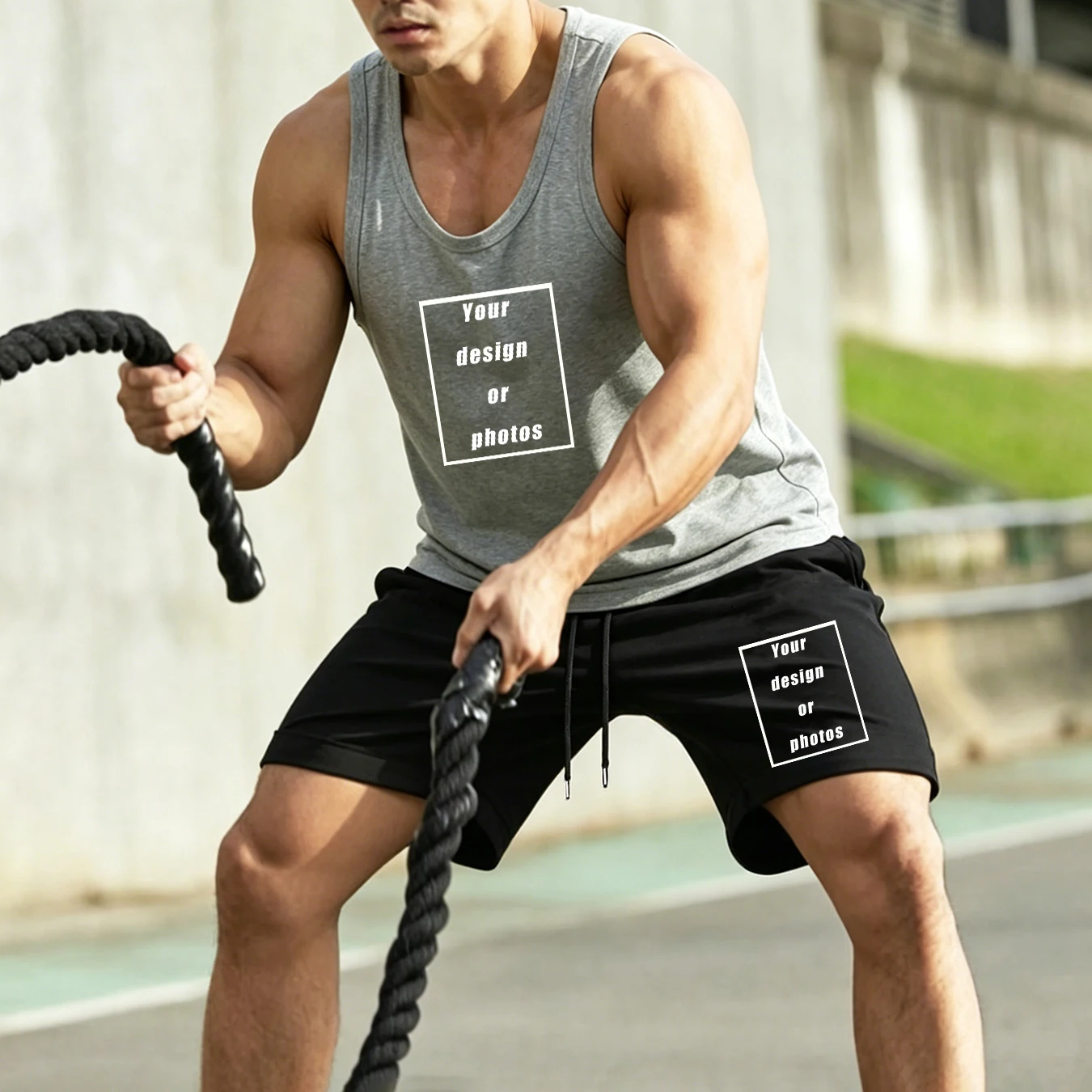 Men's Tank Top Set Shorts Sports Vest Versatile Summer Beach Black Shorts Loose Fashion Clothing Couple Jogging Vests Suits
Men's Tank Top Set Shorts Sports Vest Versatile Summer Beach Black Shorts Loose Fashion Clothing Couple Jogging Vests Suits