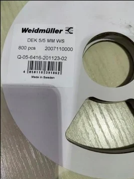 Новый оригинальный Weidmüller DEK 5/5 MM WS 2007110000
Новый оригинальный Weidmüller DEK 5/5 MM WS 2007110000