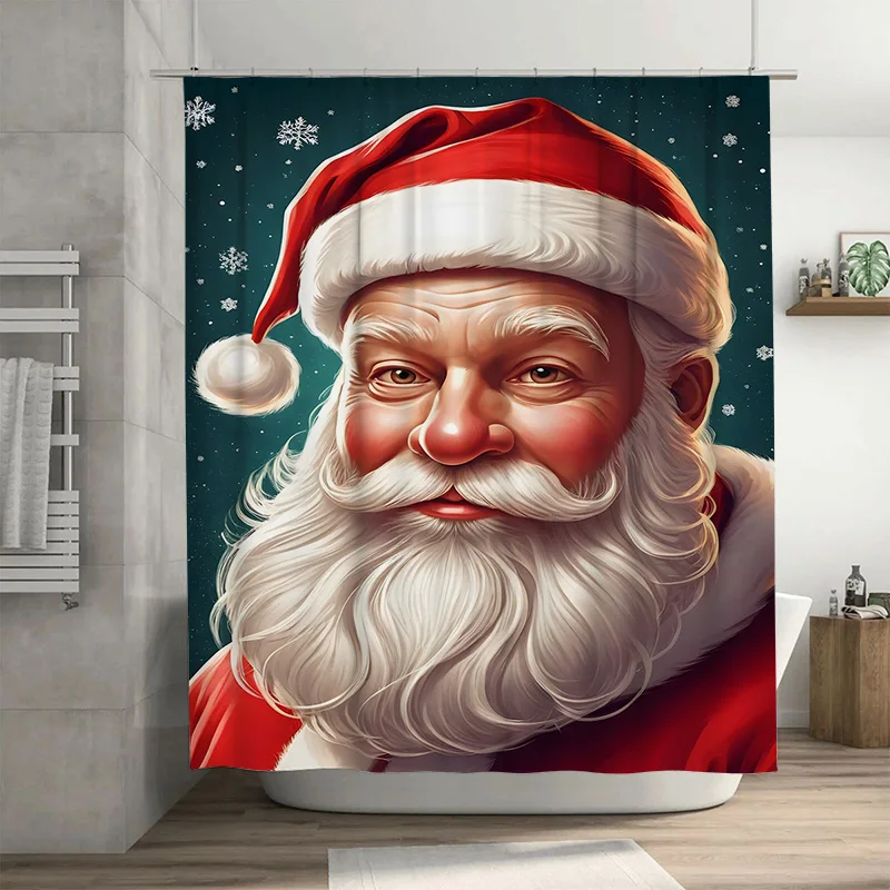 Tuniu Festive Santa Claus Shower Curtain Waterproof Christmas Bathroom Decor Funny Holiday Fabric Panel Cozy Winter Vibes Cute R
Tuniu Festive Santa Claus Shower Curtain Waterproof Christmas Bathroom Decor Funny Holiday Fabric Panel Cozy Winter Vibes Cute R