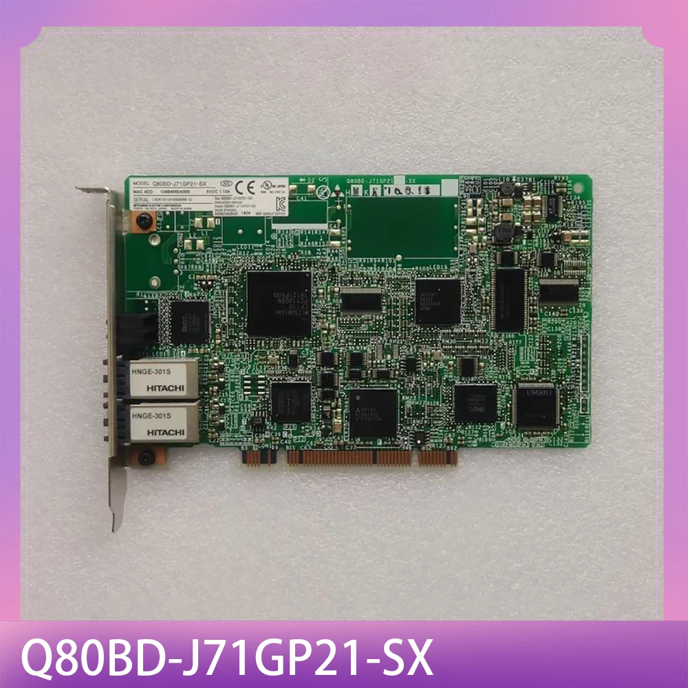 Для оптоволоконной коммуникационной карты Mitsubishi Q80BD-J71GP21-SX, карта оборудования
Для оптоволоконной коммуникационной карты Mitsubishi Q80BD-J71GP21-SX, карта оборудования