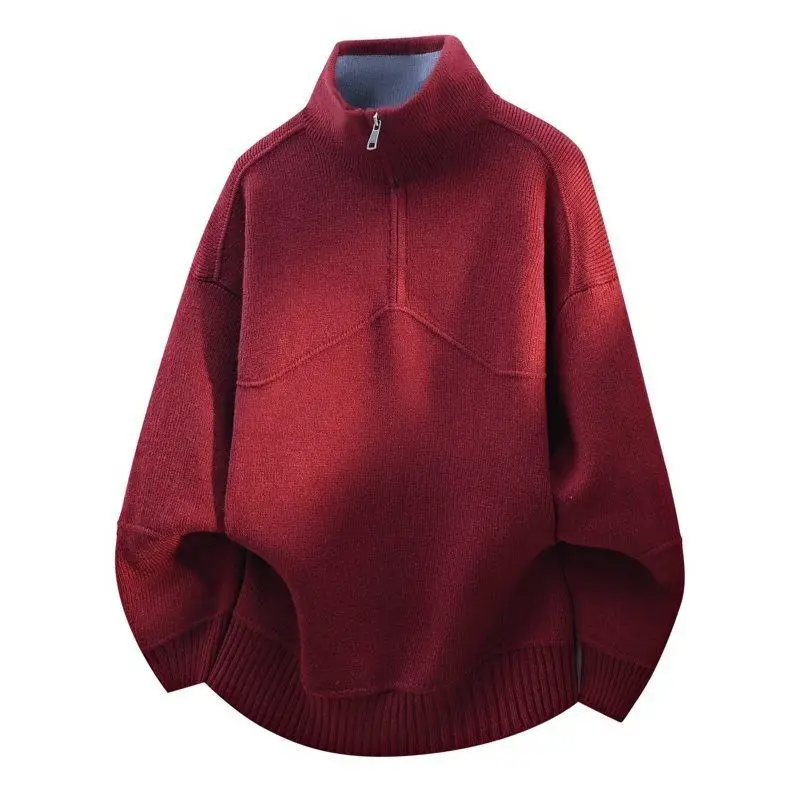 Модный вязаный свитер с длинным рукавом и высоким воротником, повседневный универсальный мужской зимний топ из полиэфирного волокна для комфортного тепла в поездках
Модный вязаный свитер с длинным рукавом и высоким воротником, повседневный универсальный мужской зимний топ из полиэфирного волокна для комфортного тепла в поездках