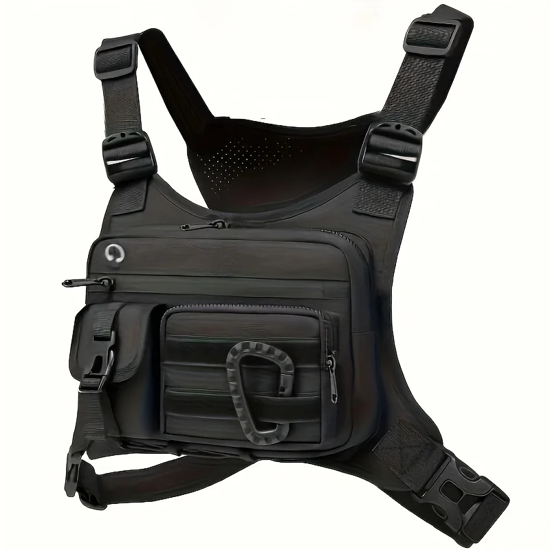 1pcs Black Oxford Cloth Sports Chest Bag Breathable Outdoor Running Vest Pack
1pcs Black Oxford Cloth Sports Chest Bag Breathable Outdoor Running Vest Pack