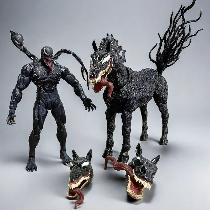 Marvel Venom 3 The Last Dance Venomized Horse Figure PAK Style Articulated Model with 3 Interchangeable Heads Boxed Collectibl
Marvel Venom 3 The Last Dance Venomized Horse Figure PAK Style Articulated Model with 3 Interchangeable Heads Boxed Collectibl