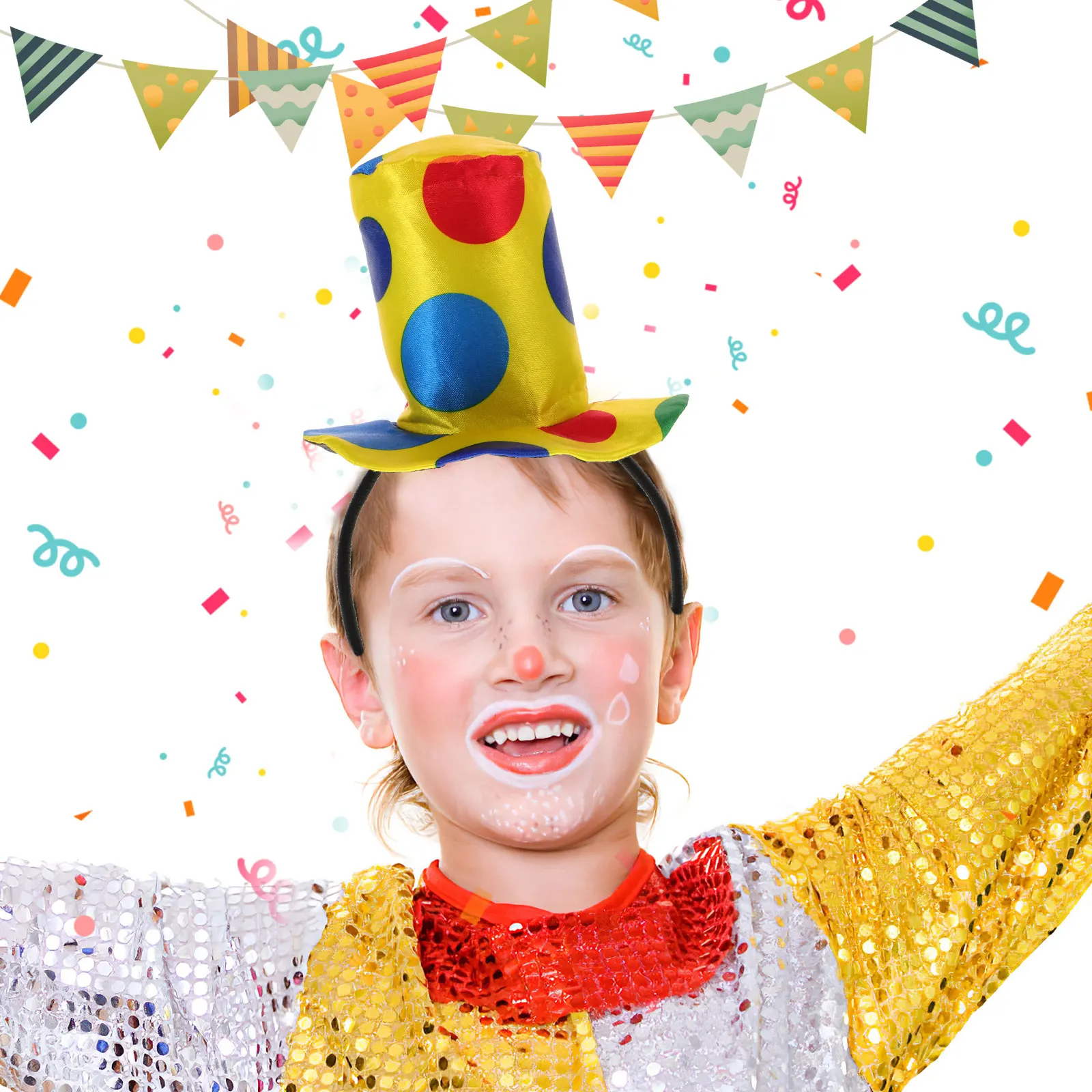 Jester Headband Clown Hat Carnival Costume Funny Headband Performance Prop Cosplay Clown Hat Headdress Adults Kids party decors
Jester Headband Clown Hat Carnival Costume Funny Headband Performance Prop Cosplay Clown Hat Headdress Adults Kids party decors