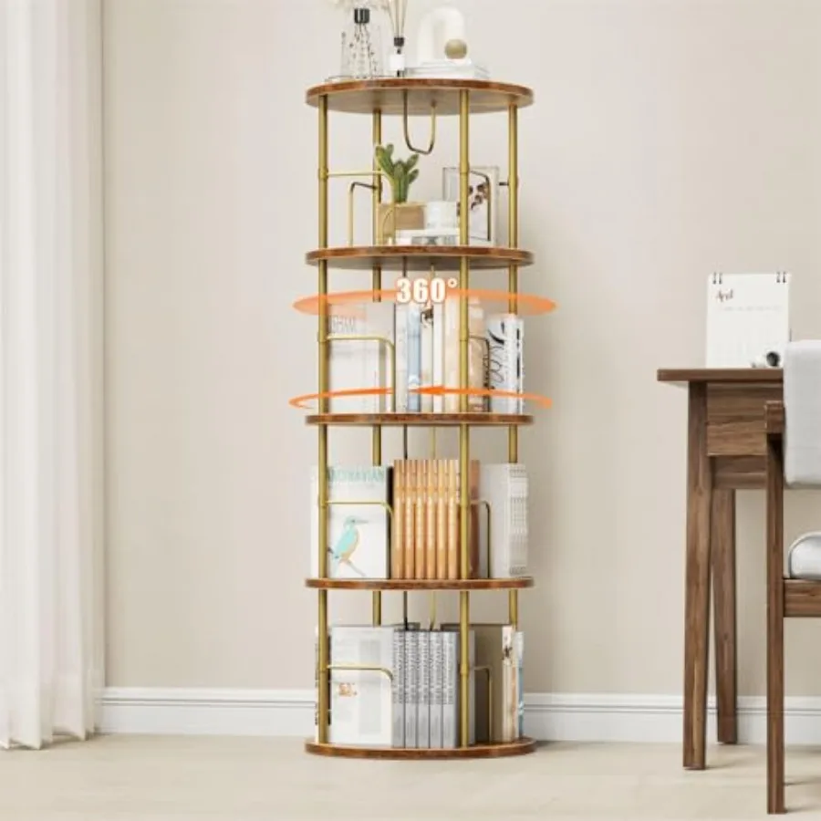Rotating Bookshelf 4 Tier Spinning Bookshelf Tower 360° Display Unique Round Bookcase Floor Standing Corner Revolving Bookshelf
Rotating Bookshelf 4 Tier Spinning Bookshelf Tower 360° Display Unique Round Bookcase Floor Standing Corner Revolving Bookshelf
