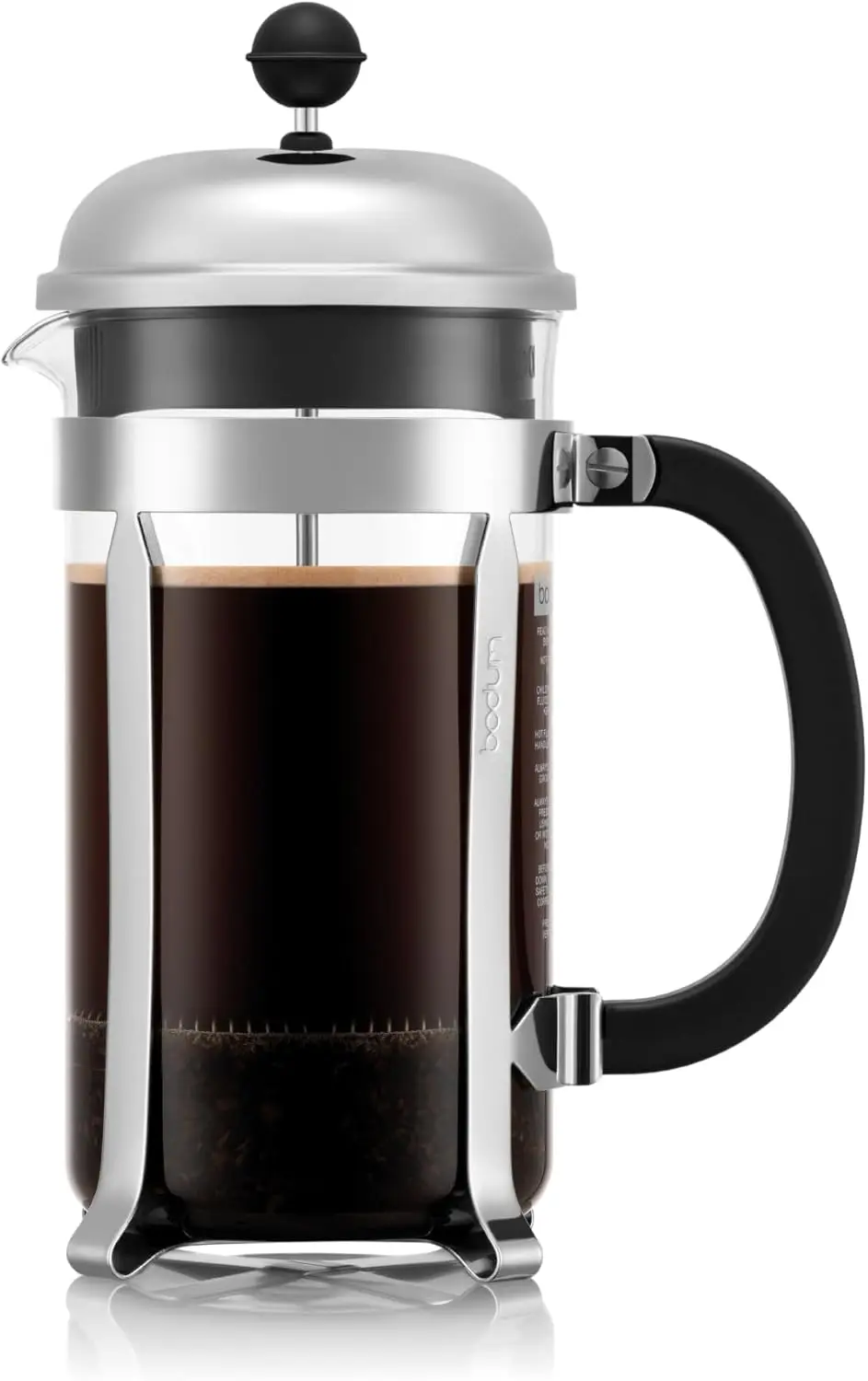 34oz Chambord French Press Coffee Maker, High-Heat Borosilicate Glass, Polished Stainless Steel – Made in Portugal
34oz Chambord French Press Coffee Maker, High-Heat Borosilicate Glass, Polished Stainless Steel – Made in Portugal
