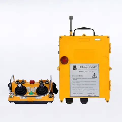 Telecrane F24-60 Wholesales Industrial Remote Control 2 pcs Five-Step Joysticks 36V 220V 380V Hoist Crane Lift
