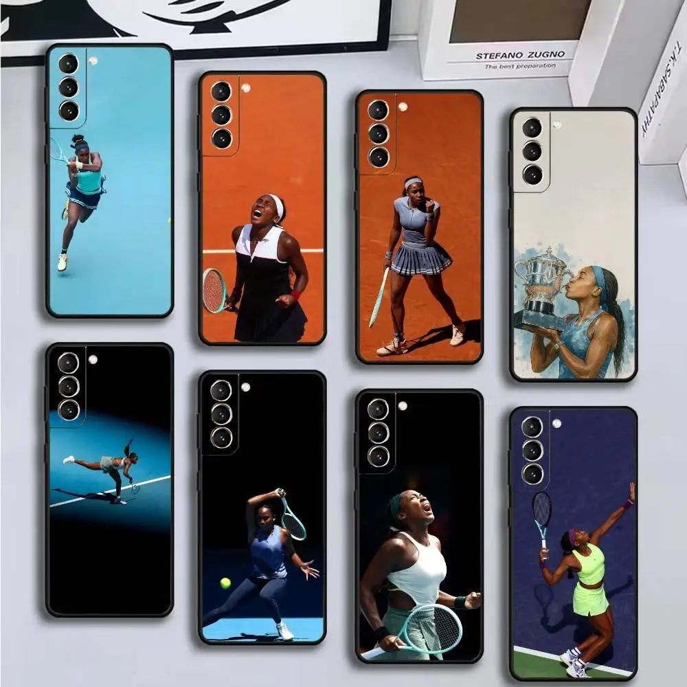 tennis Coco Gauff Phone Case For Samsung GalaxyA13,21s,22,31,32,52,53,71,72,73,Soft Black Cover 
tennis Coco Gauff Phone Case For Samsung GalaxyA13,21s,22,31,32,52,53,71,72,73,Soft Black Cover
