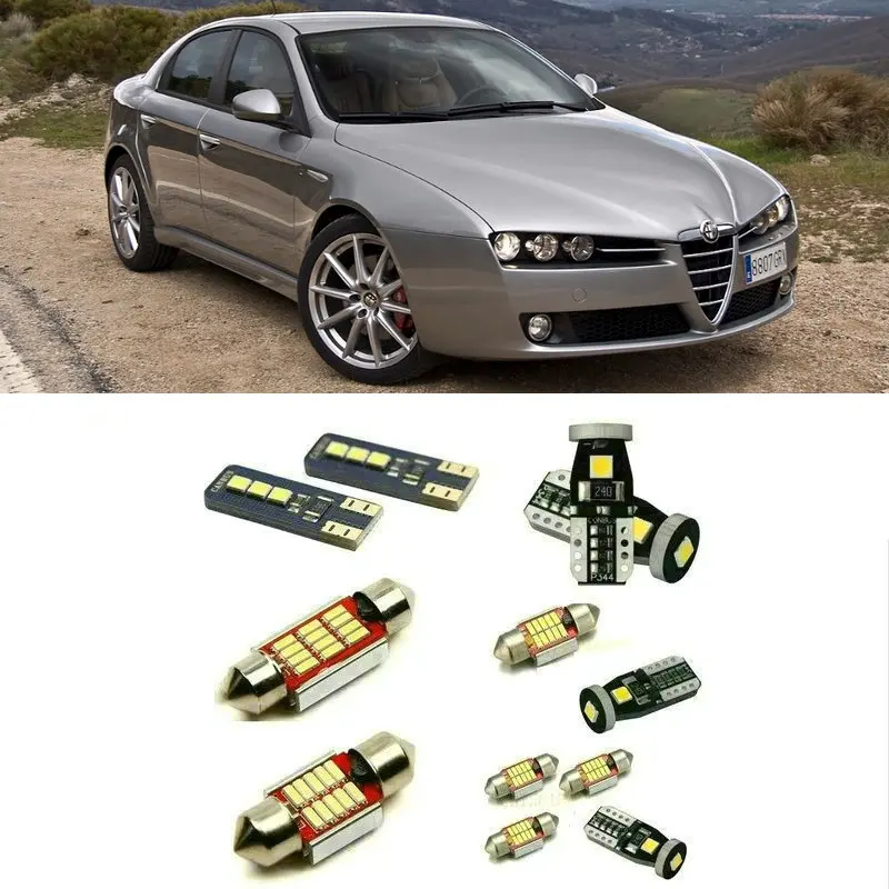 14 шт. автомобильные аксессуары для Alfa Romeo 159 939 седан светодиодный внутренний купол карта фонари багажника комплект Canbus белый
14 шт. автомобильные аксессуары для Alfa Romeo 159 939 седан светодиодный внутренний купол карта фонари багажника комплект Canbus белый