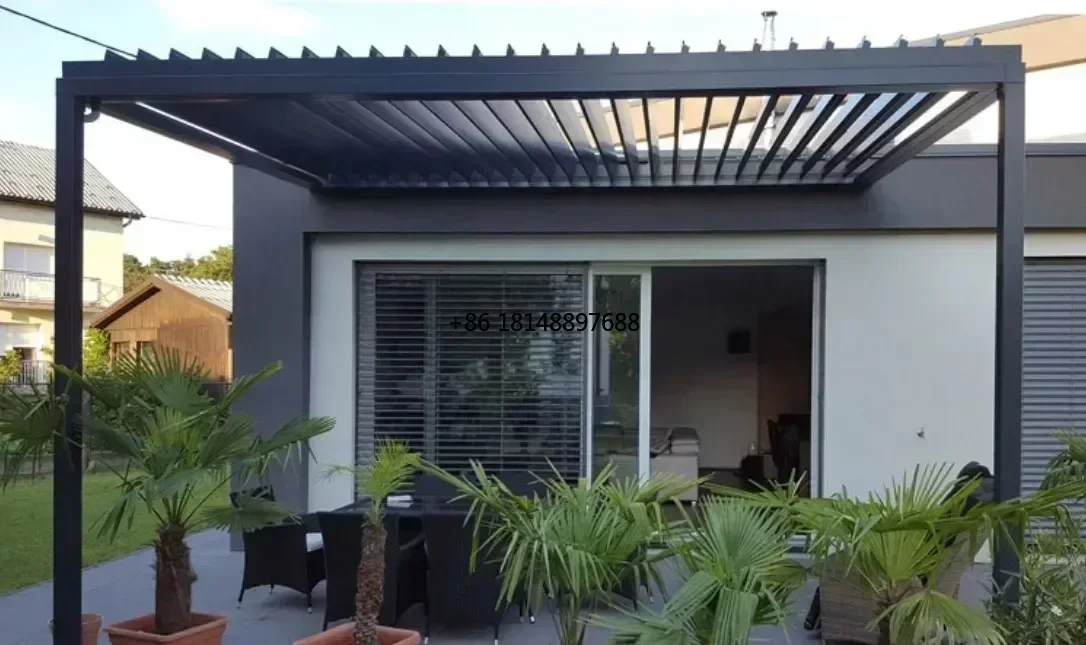 OEM Remote Control Aluminum Alloy Windproof Curtains pergola bioclimatic price
OEM Remote Control Aluminum Alloy Windproof Curtains pergola bioclimatic price