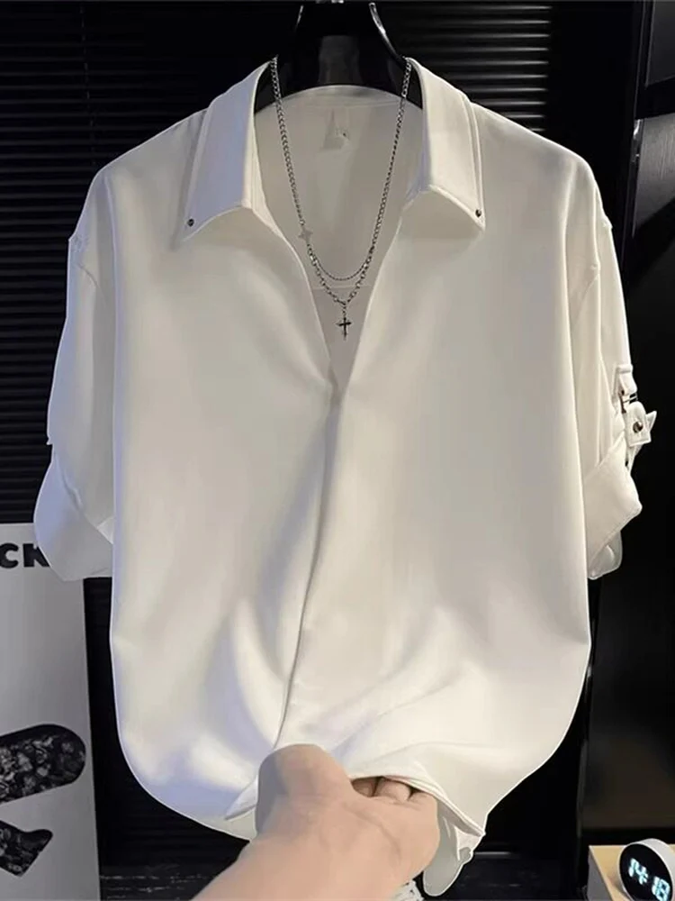 Casual Stylish Short Sleeve Shirt Men's Summer 2026 New Fashion High-End Feeling Men's Clothing Breathable Loose Fit Youth Trend
Casual Stylish Short Sleeve Shirt Men's Summer 2026 New Fashion High-End Feeling Men's Clothing Breathable Loose Fit Youth Trend